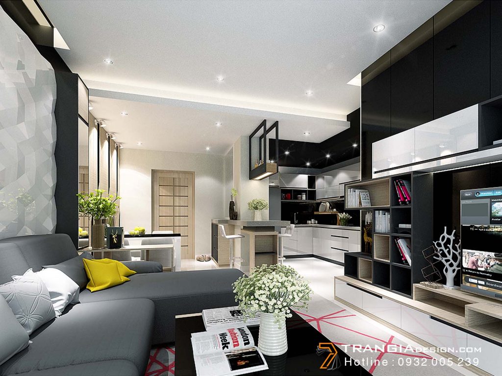 thiết kế thi công nội thất căn hộ chung cư