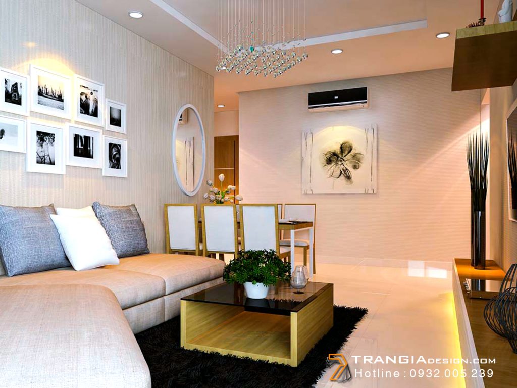 Thiết kế nội thất căn hộ chung cư Himlam