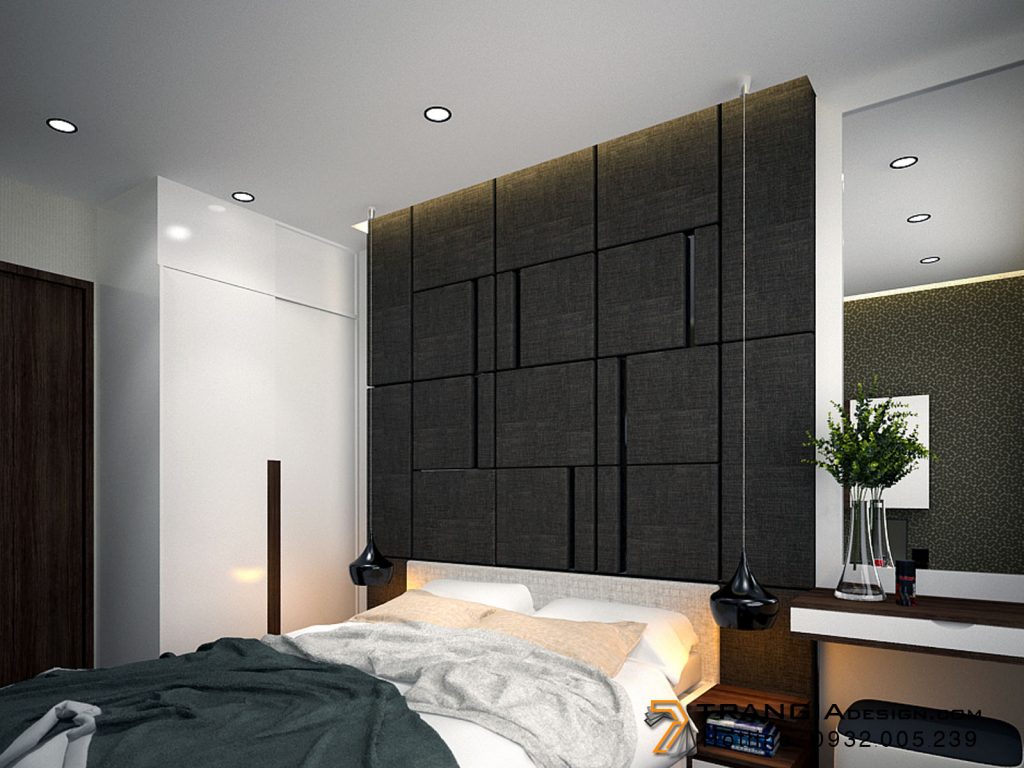thiết kế nội thất phòng ngủ căn hộ chung cư