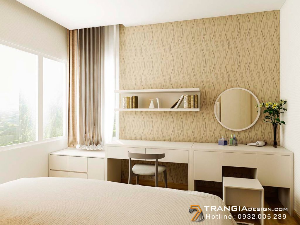 Thiết kế nội thất căn hộ chung cư đơn giản hiện đại