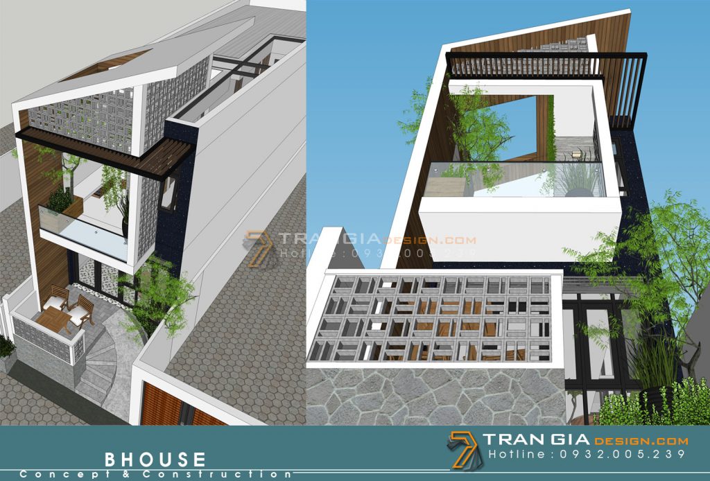 thiết kế nhà phố đẹp Đà Lạt