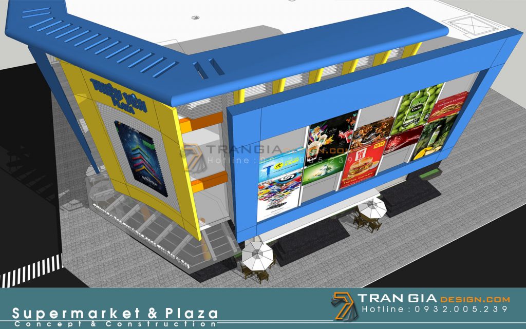 Thiết kế trung tâm thương mại hiện đại sang trọng Thiết kế trung tâm thương mại hiện đại sang trọng