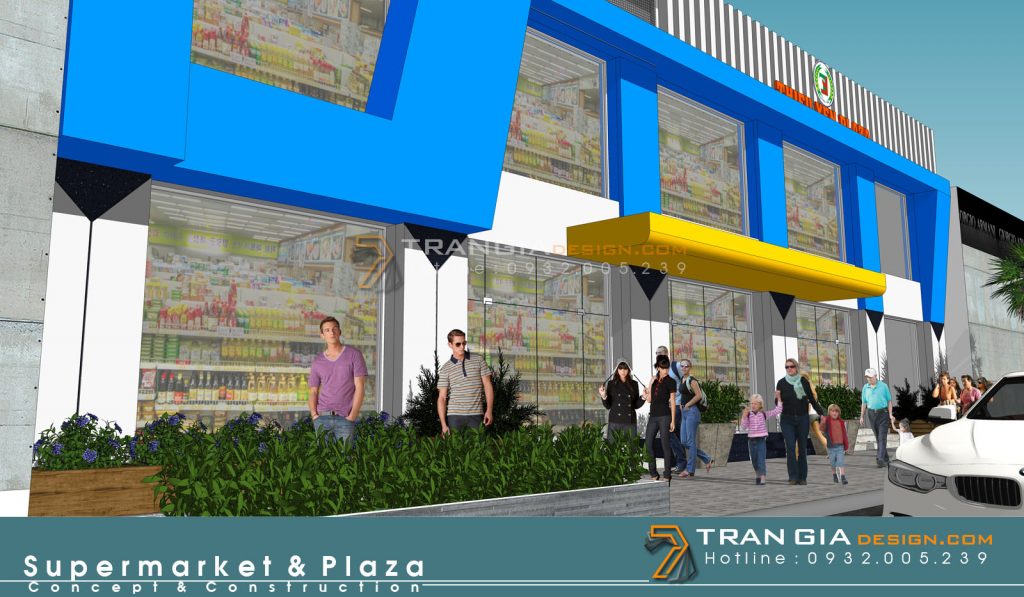 thiết kế thi công gian hàng shopping mall