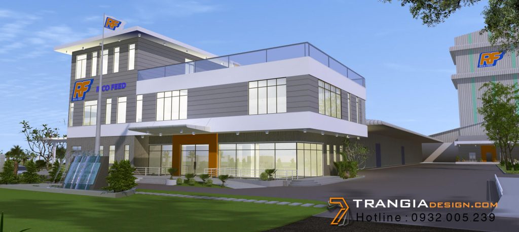 Thiết kế văn phòng nhà máy thoáng đẹp Thiết kế văn phòng nhà máy thoáng đẹp