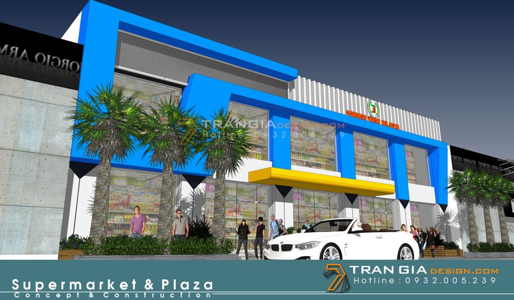 thiết kế thi công gian hàng plaza