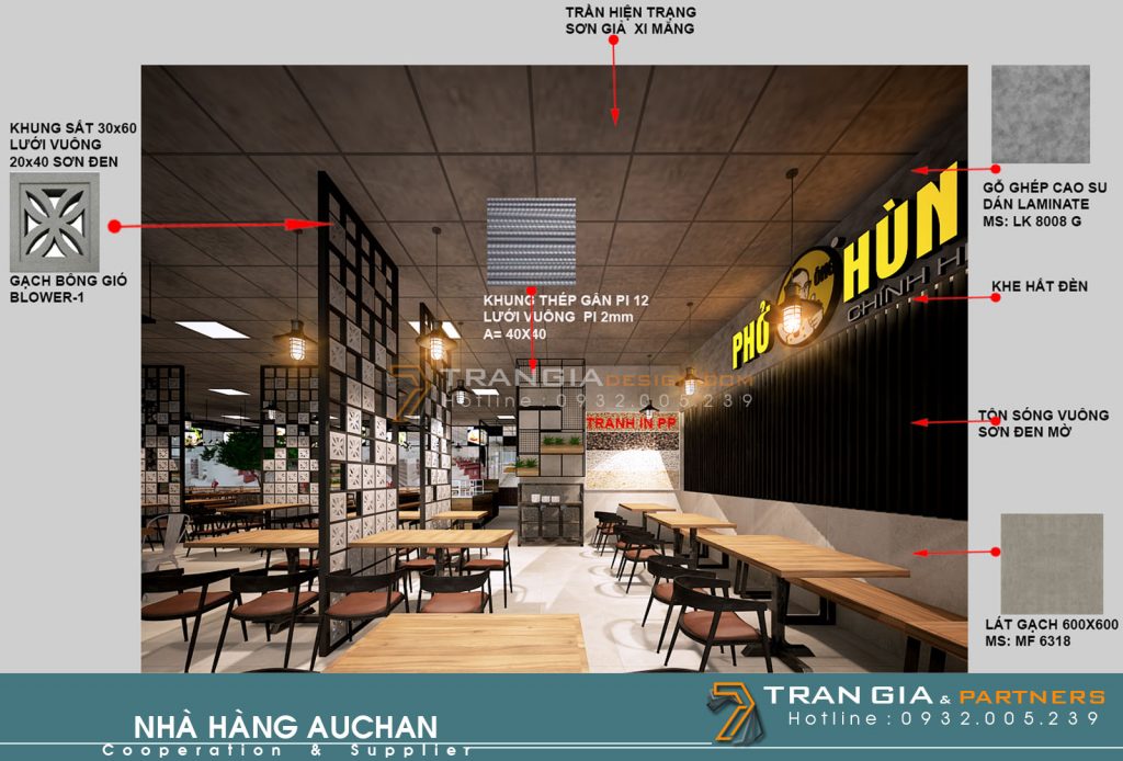 thiết kế nhà hàng