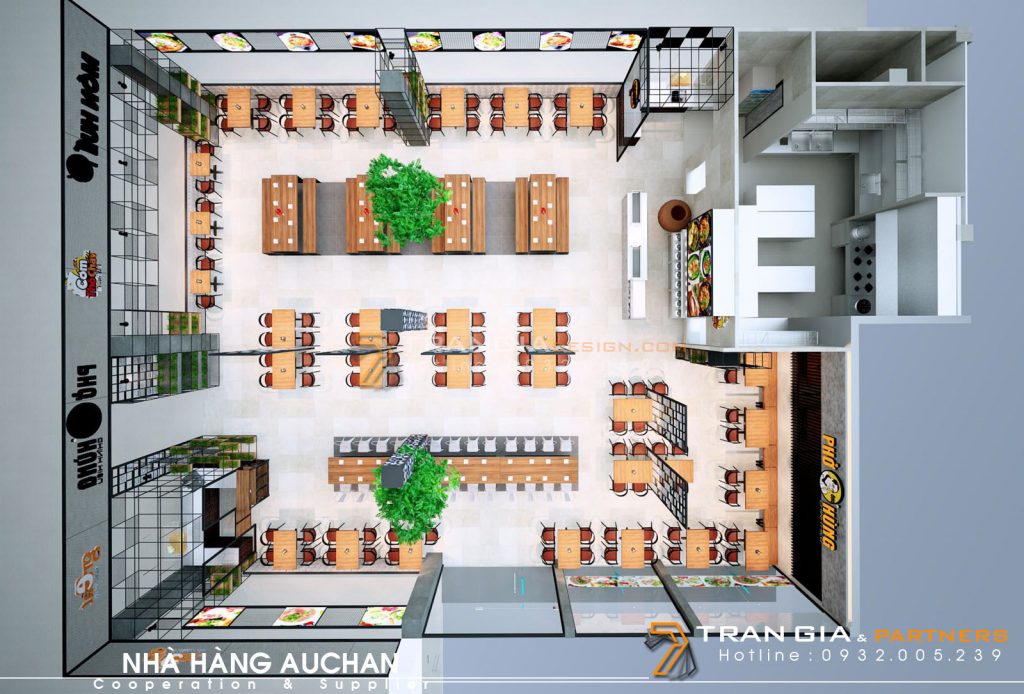 thiết kế nhà hàng