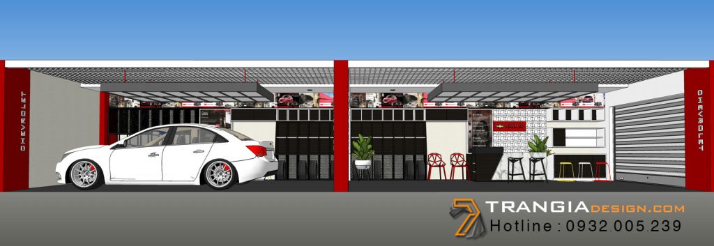 Thiết kế nội thất showroom trưng bày Thiết kế nội thất showroom trưng bày