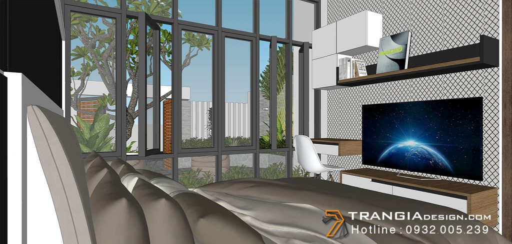 Thiết kế nhà đẹp 1 tầng phong cách villa