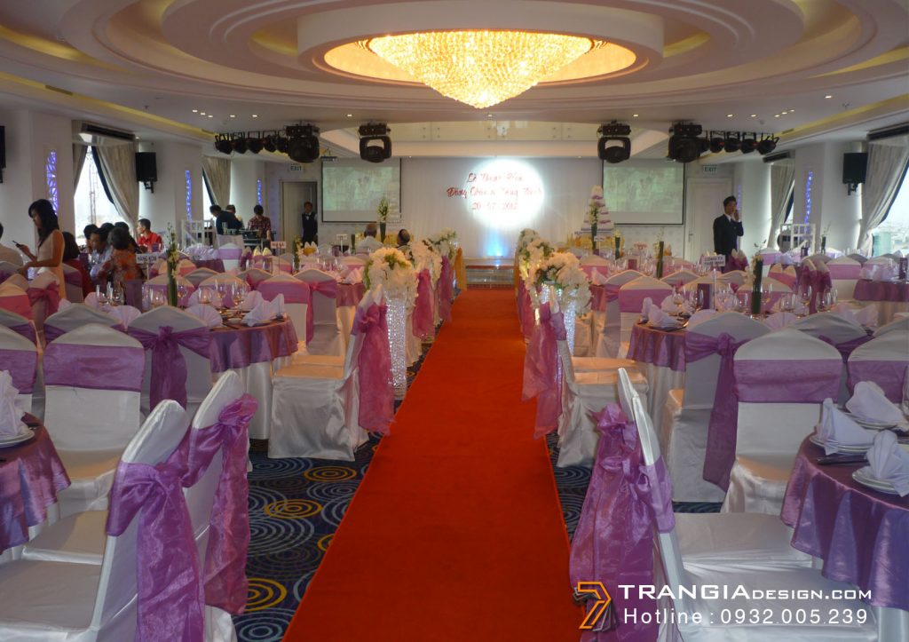 Thiết kế nội thất tiệc cưới đa năng