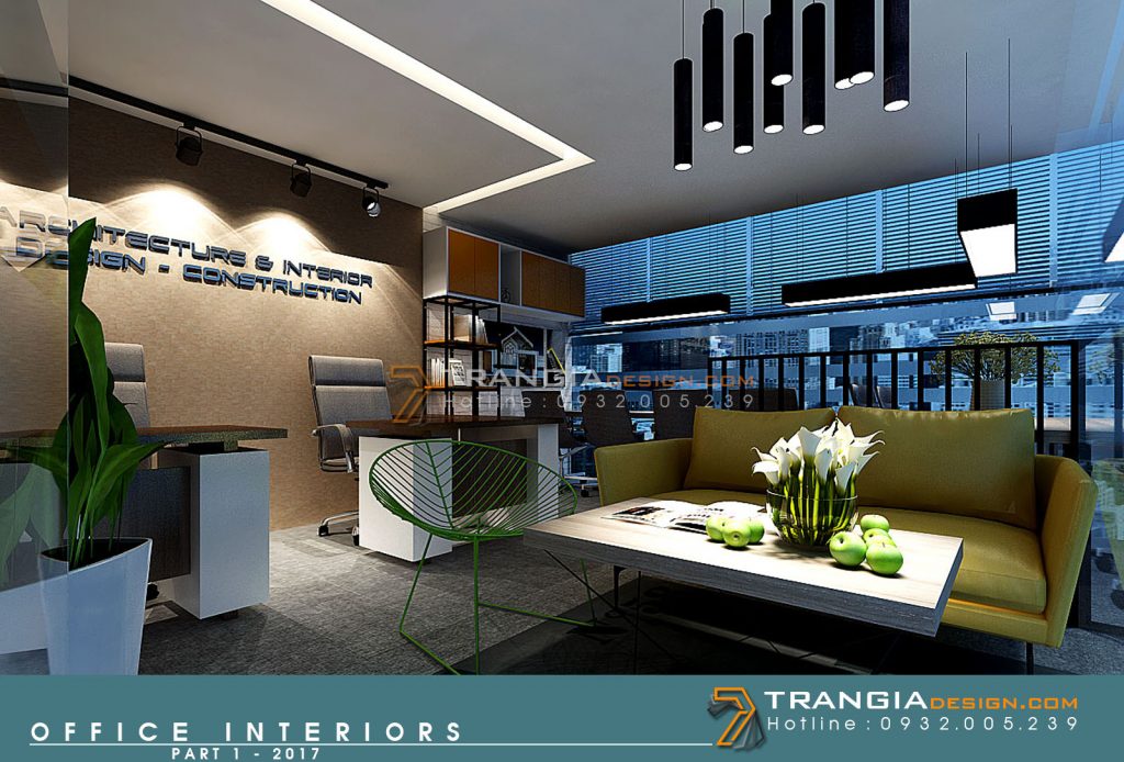 Thiết kế decor nội thất văn phòng hiện đại