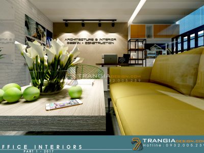 Thiết kế nội thất văn phòng không gian mở