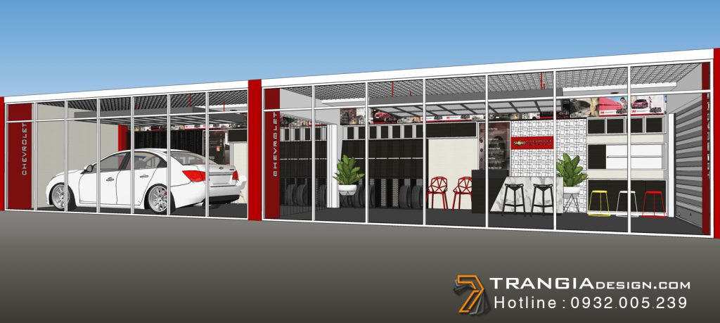Thiết kế nội thất showroom ấn tượng Thiết kế nội thất showroom ấn tượng