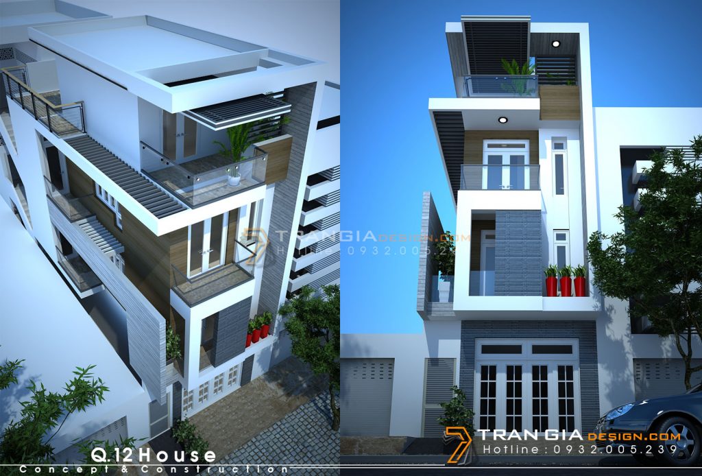 thiết kế nhà phố kết hợp kinh doanh