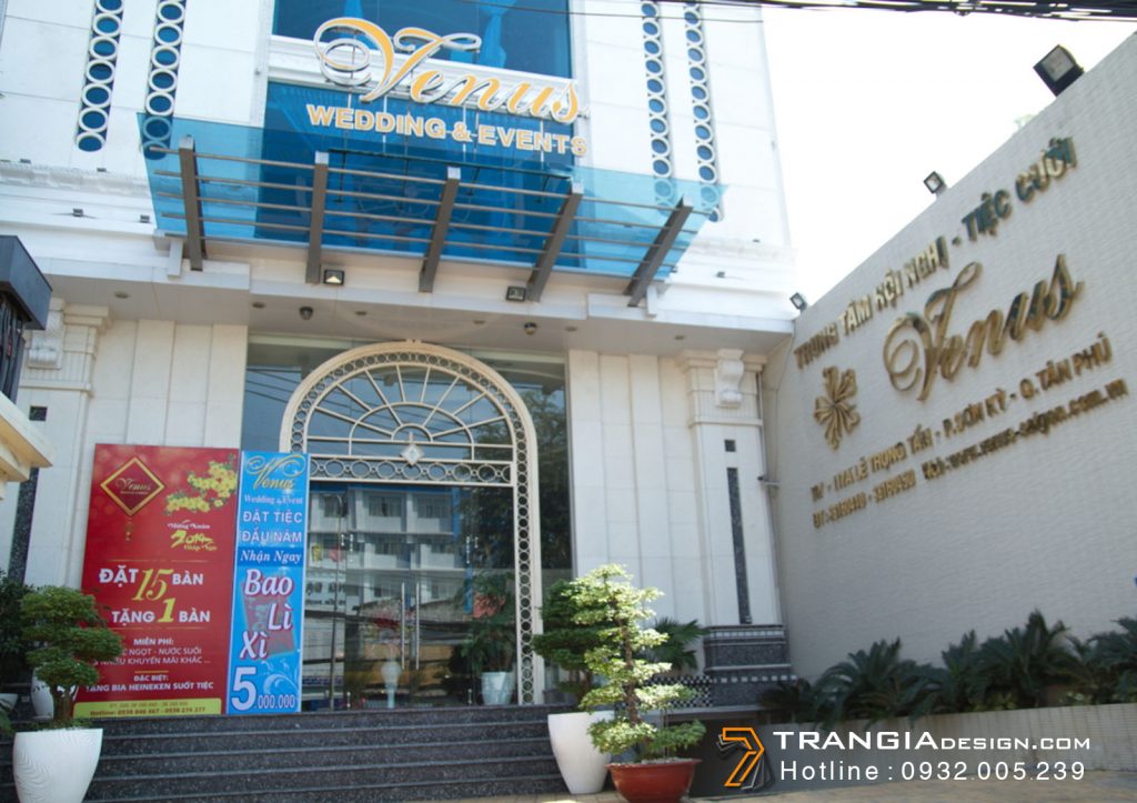 Thiết kế nội thất nhà hàng tiệc cưới đẹp