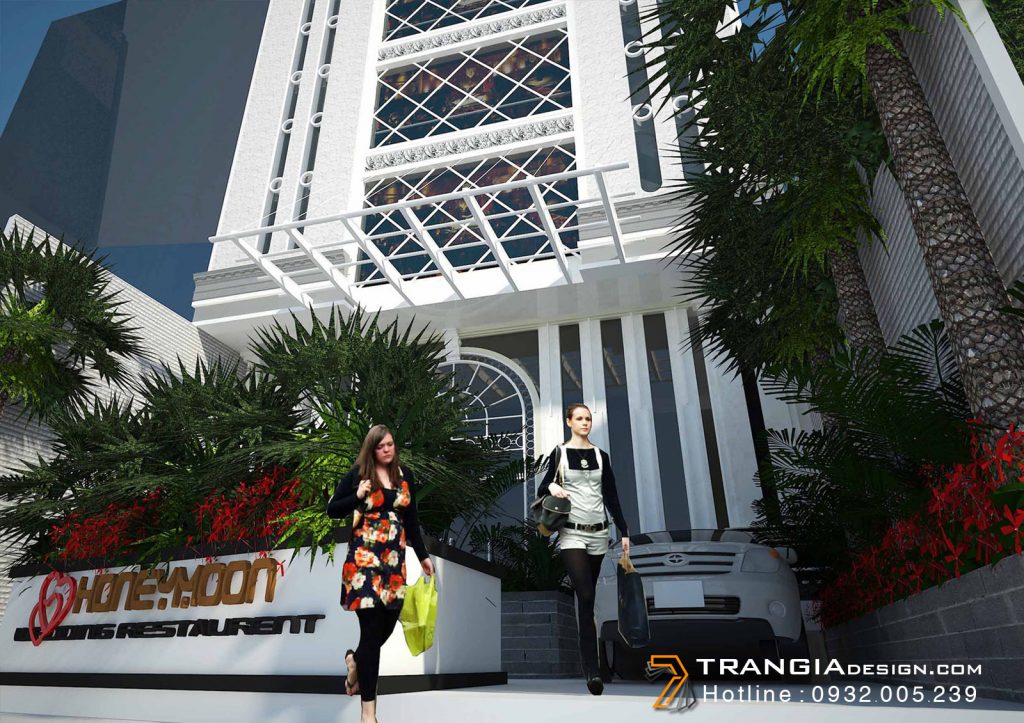 Thiết kế nội thất nhà hàng tiệc cưới hiện đại