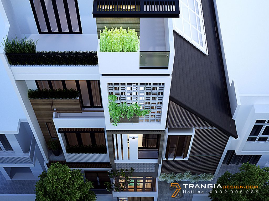 thiết kế nhà phố thoáng đẹp