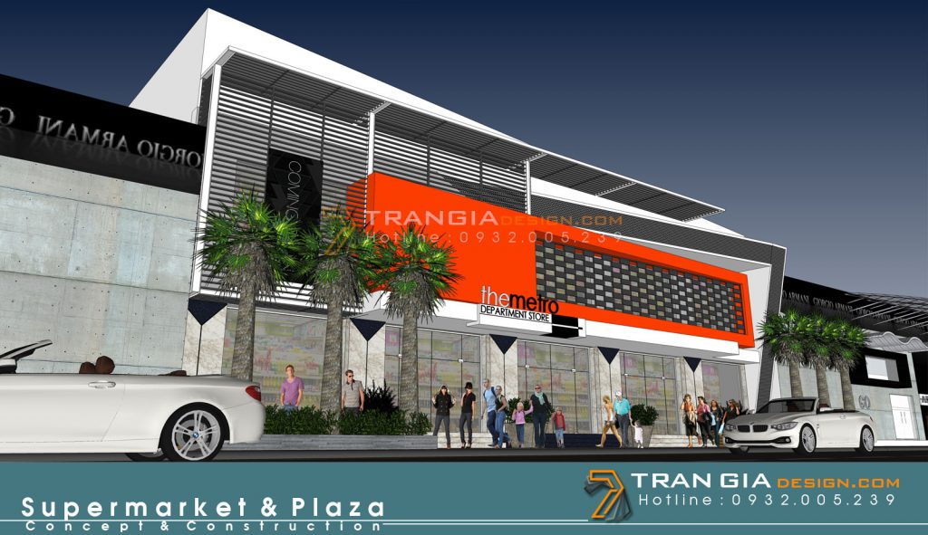 THIỆU YÊN SHOPPING COMPLEX - thiết kế siêu thị trung tâm mua sắm hiện đại