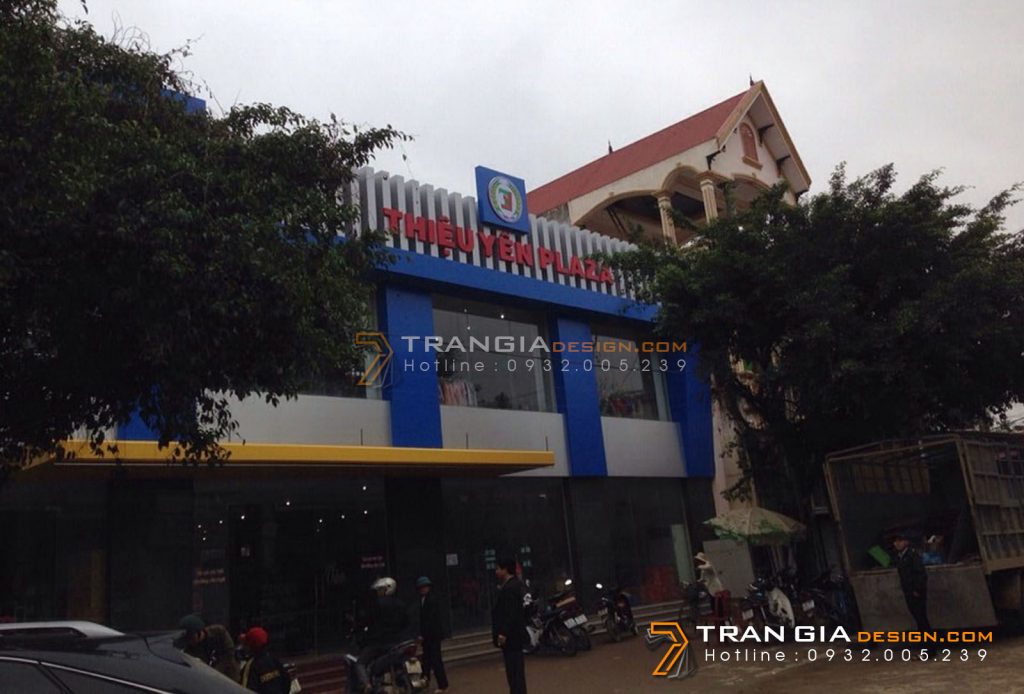 thiết kế siêu thị 