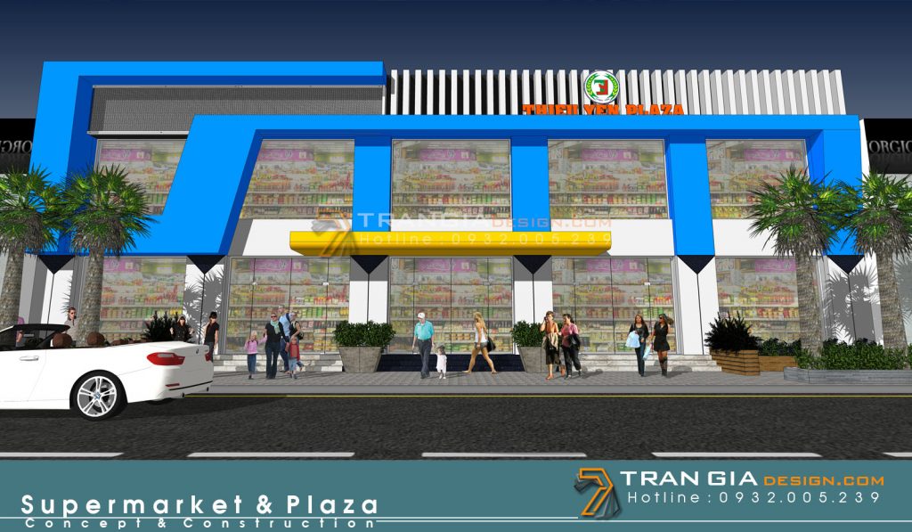 thiết kế gian hàng shopping mall