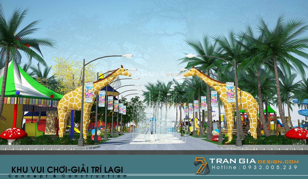 thiết kế khu vui chơi giải trí