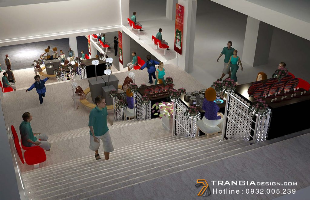 Thiết kế foodcourt gian hàng chợ đêm