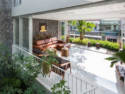 Thiết kế nhà phố sân vườn