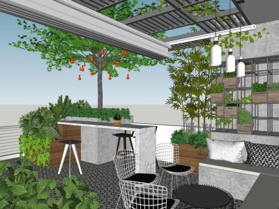 B House 2 - Giải pháp vay mượn không gian trong thiết kế
