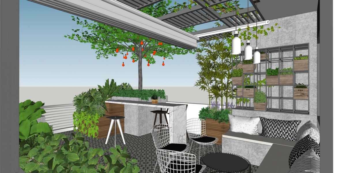 B House 2 - Giải pháp vay mượn không gian trong thiết kế