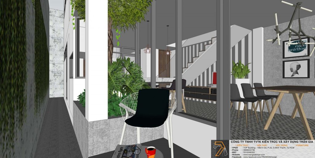 Thiết kế nhà đẹp và thông thoáng