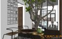Thiết kế nhà phố đẹp 2 tầng
