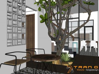 Thiết kế nhà phố đẹp 2 tầng