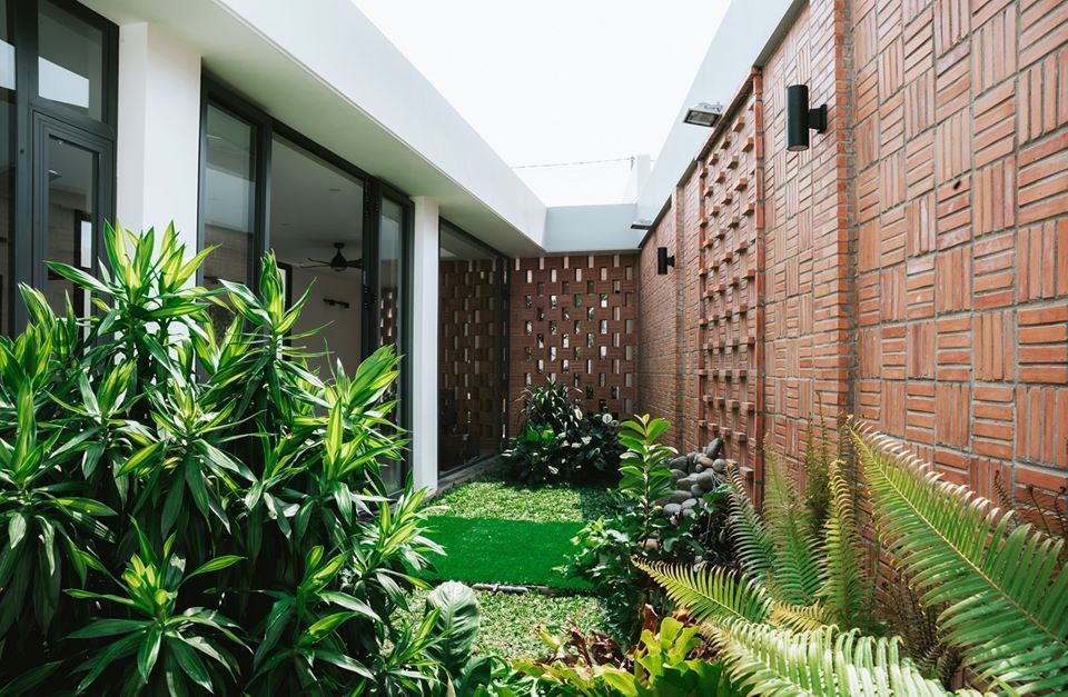 nhà phố có không gian xanh mát