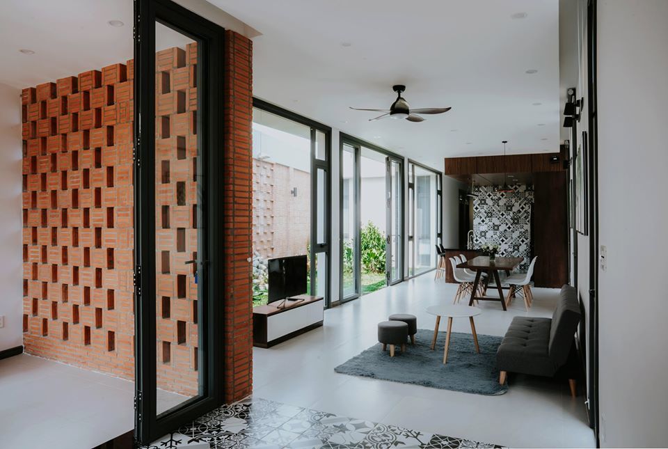 nhà phố có không gian xanh mát