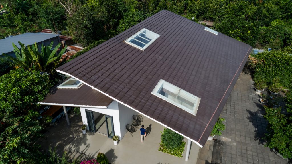thiết kế chiếu sáng tự nhiên cho mái nhà
